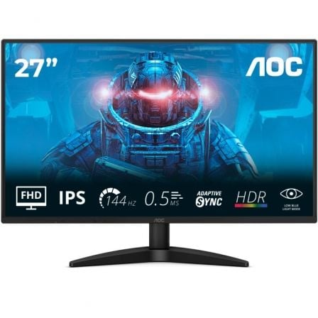Monitor Gaming AOC 27B36X 27'/ Full HD/ 0.5ms/ 180Hz/ IPS/ Negro